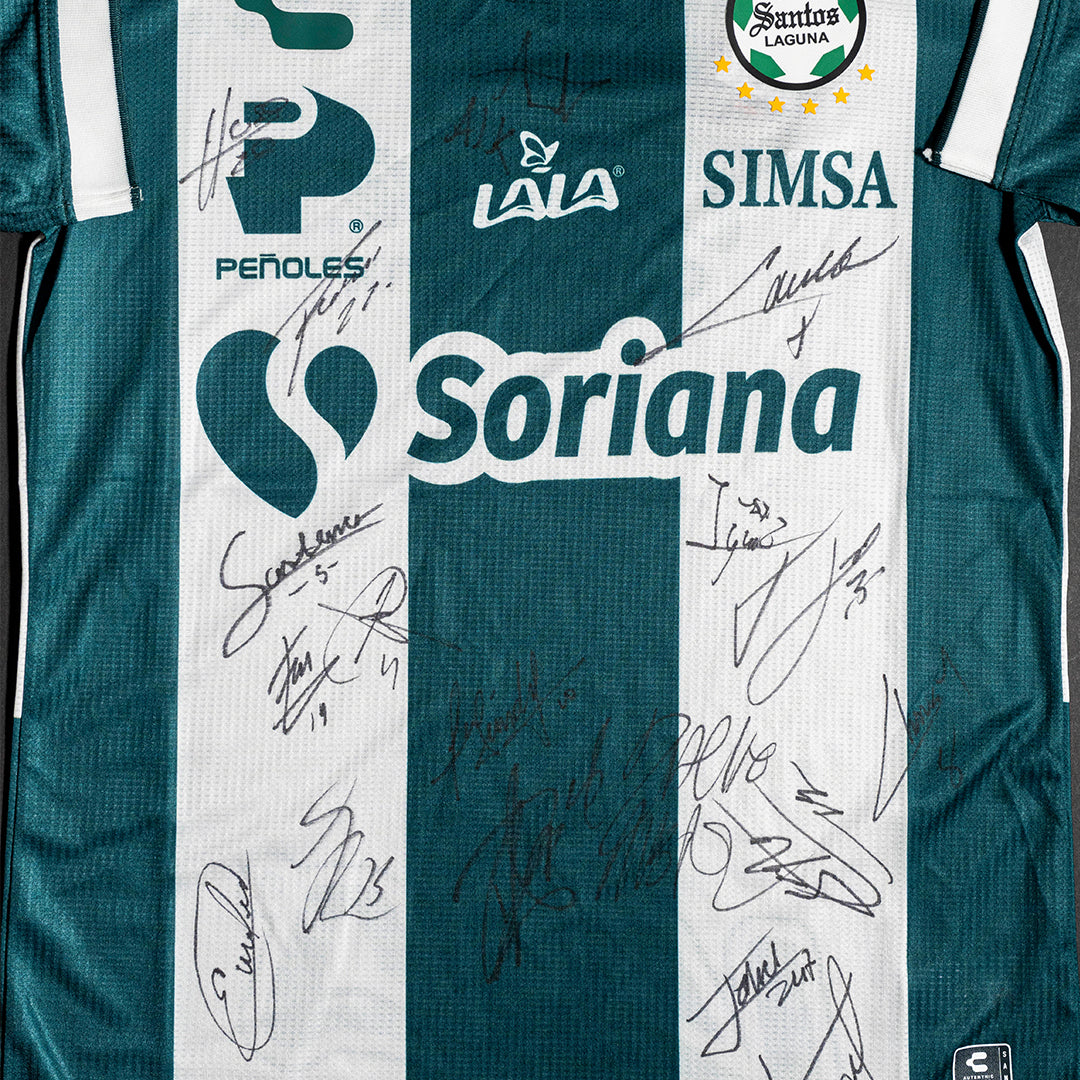 Jersey Firmado Todo el Equipo - Santos FC